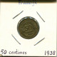 50 CENTIMES 1938 FRANCE Pièce Française #AM224.F.A - 50 Centimes