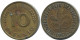 10 PFENNIG 1950 F BRD DEUTSCHLAND Münze GERMANY #AD555.9.D.A - 10 Pfennig