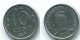 10 CENTS 1978 ANTILLES NÉERLANDAISES Nickel Colonial Pièce #S13580.F.A - Antilles Néerlandaises