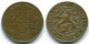 2 1/2 CENT 1956 CURACAO NIEDERLANDE Bronze Koloniale Münze #S10175.D.A - Curacao