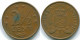 2 1/2 CENT 1974 ANTILLAS NEERLANDESAS Bronze Colonial Moneda #S10512.E.A - Antille Olandesi