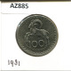 100 MILS 1981 CHIPRE CYPRUS Moneda #AZ885.E.A - Cyprus