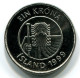 1 KRONA 1999 ISLANDE ICELAND UNC Fish Pièce #W11065.F.A - Island