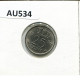 25 CENTS 1954 NEERLANDÉS NETHERLANDS Moneda #AU534.E.A - 1948-1980: Juliana
