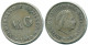 1/4 GULDEN 1962 ANTILLES NÉERLANDAISES ARGENT Colonial Pièce #NL11154.4.F.A - Antilles Néerlandaises