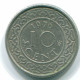 10 CENTS 1976 SURINAME Nickel Coin #S13288.U.A - Surinam 1975 - ...