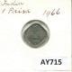 1 PAISA 1966 INDIEN INDIA Münze #AY715.D.A - Inde