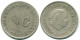 1/4 GULDEN 1967 ANTILLAS NEERLANDESAS PLATA Colonial Moneda #NL11518.4.E.A - Antilles Néerlandaises