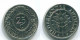 25 CENTS 1998 ANTILLES NÉERLANDAISES Nickel Colonial Pièce #S11299.F.A - Antilles Néerlandaises