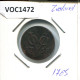 1745 ZEALAND VOC DUIT INDES NÉERLANDAIS NETHERLANDS Koloniale Münze #VOC1472.11.F.A - Indie Olandesi