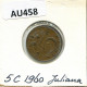 5 CENTS 1960 NÉERLANDAIS NETHERLANDS Pièce #AU458.F.A - 1948-1980 : Juliana