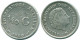 1/10 GULDEN 1960 NIEDERLÄNDISCHE ANTILLEN SILBER Koloniale Münze #NL12260.3.D.A - Niederländische Antillen