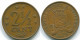 2 1/2 CENT 1975 NETHERLANDS ANTILLES Bronze Colonial Coin #S10523.U.A - Antilles Néerlandaises