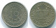 10 CENTS 1962 SURINAM NIEDERLANDE Nickel Koloniale Münze #S13182.D.A - Surinam 1975 - ...