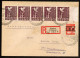 Amerik.+Brit. Zone (Bizone), 1948, 960(5) + 38 I, Brief - Storia Postale