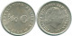 1/10 GULDEN 1966 ANTILLAS NEERLANDESAS PLATA Colonial Moneda #NL12683.3.E.A - Antille Olandesi