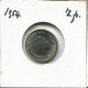 25 CENTS 1954 NETHERLANDS Coin #AU544.U.A - 1948-1980: Juliana