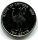 10 CENTS 1997 ÉRYTHRÉE ERITREA UNC Bird Ostrich Pièce #W11365.F.A - Erythrée