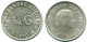 1/4 GULDEN 1970 ANTILLES NÉERLANDAISES ARGENT Colonial Pièce #NL11616.4.F.A - Netherlands Antilles