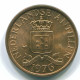 1 CENT 1976 ANTILLAS NEERLANDESAS Bronze Colonial Moneda #S10686.E.A - Niederländische Antillen
