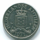 25 CENTS 1971 NIEDERLÄNDISCHE ANTILLEN Nickel Koloniale Münze #S11508.D.A - Niederländische Antillen