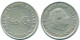 1/10 GULDEN 1960 ANTILLAS NEERLANDESAS PLATA Colonial Moneda #NL12277.3.E.A - Antille Olandesi