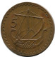 5 MILS 1960 CYPRUS Coin #BA202.U.A - Chipre