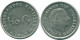 1/10 GULDEN 1963 NIEDERLÄNDISCHE ANTILLEN SILBER Koloniale Münze #NL12529.3.D.A - Antilles Néerlandaises