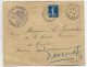 SEMEUSE 25C LETTRE C. PERLE PETITE SYNTHE 28.1.1915 NORD + CACHET MAIRIE GRANDE POUR CROIX ROUGE GENEVE - Guerre De 1914-18