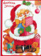 PAPÁ NOEL NAVIDAD Fiesta Vintage Tarjeta Postal CPSM #PAJ528.A - Santa Claus