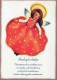 ENGEL WEIHNACHTSFERIEN Feiern & Feste Vintage Ansichtskarte Postkarte CPSM #PAH537.A - Angels