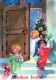 ANGELO Buon Anno Natale Vintage Cartolina CPSMPF #PAG715.A - Engel
