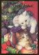 KATZE MIEZEKATZE Tier Vintage Ansichtskarte Postkarte CPSM #PAM460.A - Gatos