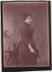 Ancienne Photographie Collée Sur Un Carton épais / Jeune Femme / A. LEGRAND - Clermont (Oise) - Alte (vor 1900)