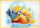 PÁJARO Animales Vintage Tarjeta Postal CPSM #PBR535.A - Oiseaux