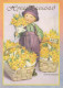 PÂQUES ENFANTS ŒUF Vintage Carte Postale CPSM #PBO279.A - Pasen
