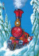 PÈRE NOËL Bonne Année Noël GNOME Vintage Carte Postale CPSM #PBL831.A - Santa Claus