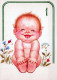 ALLES GUTE ZUM GEBURTSTAG 1 Jährige MÄDCHEN KINDER Vintage Ansichtskarte Postkarte CPSM Unposted #PBU111.A - Verjaardag