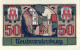 50 PFENNIG 1922 Stadt NEUBRANDENBURG Mecklenburg-Strelitz UNC DEUTSCHLAND #PI795 - [11] Local Banknote Issues