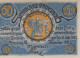 50 PFENNIG 1922 Stadt ARNSBERG Westphalia DEUTSCHLAND Notgeld Banknote #PF796 - Lokale Ausgaben