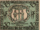 50 PFENNIG 1921 Stadt TRIPTIS Thuringia DEUTSCHLAND Notgeld Banknote #PF732 - [11] Emissions Locales