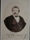 CDV Photo Alphonse Bernoud Livourne (Italie) - Alexandre Dumas Père Avec Autographe Circa 1860-65 - Ancianas (antes De 1900)