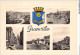 AGPP4-0380-50 - GRANVILLE - Plusieurs Coté De Granville - Rue, Bordure De Mer, Bateau  - Granville