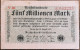 Billet Allemagne 5 Millions Mark 1 - 10 - 1923 / Reichsbanknote / 5.000.000 Mark - 5 Mio. Mark