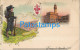 228744 ITALY FIRENZE ART ARTE SOLDIER AND OLD PALACE MULTI VIEW POSTAL POSTCARD - Other & Unclassified