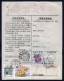 CHINA 1992 Stamps On Postal Document, Parcel Receipt Or Notice (p4170) - Brieven En Documenten