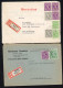 Amerik.+Brit. Zone (Bizone), 1945, 32 + 2 - 31 + 15 U.a., Brief - Lettres & Documents