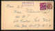 Bizone Flugpost-Zulassungsmarke, 1948, 47 II + 49 II, Brief - Storia Postale