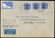 Bizone Flugpost-Zulassungsmarke, 1948, 48 I (3) + FZ 1, Brief - Covers & Documents