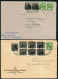 Amerik.+Brit. Zone (Bizone), 1948, 36 I (2) + 39 II (2) U.a., Brief - Storia Postale